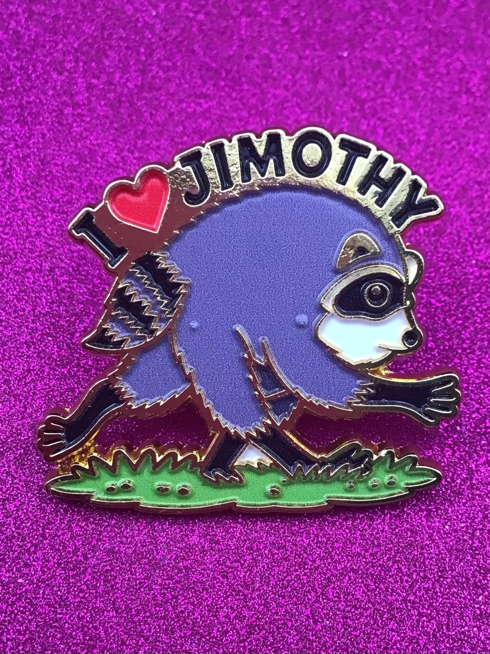 Jimothy Enamel Pin
